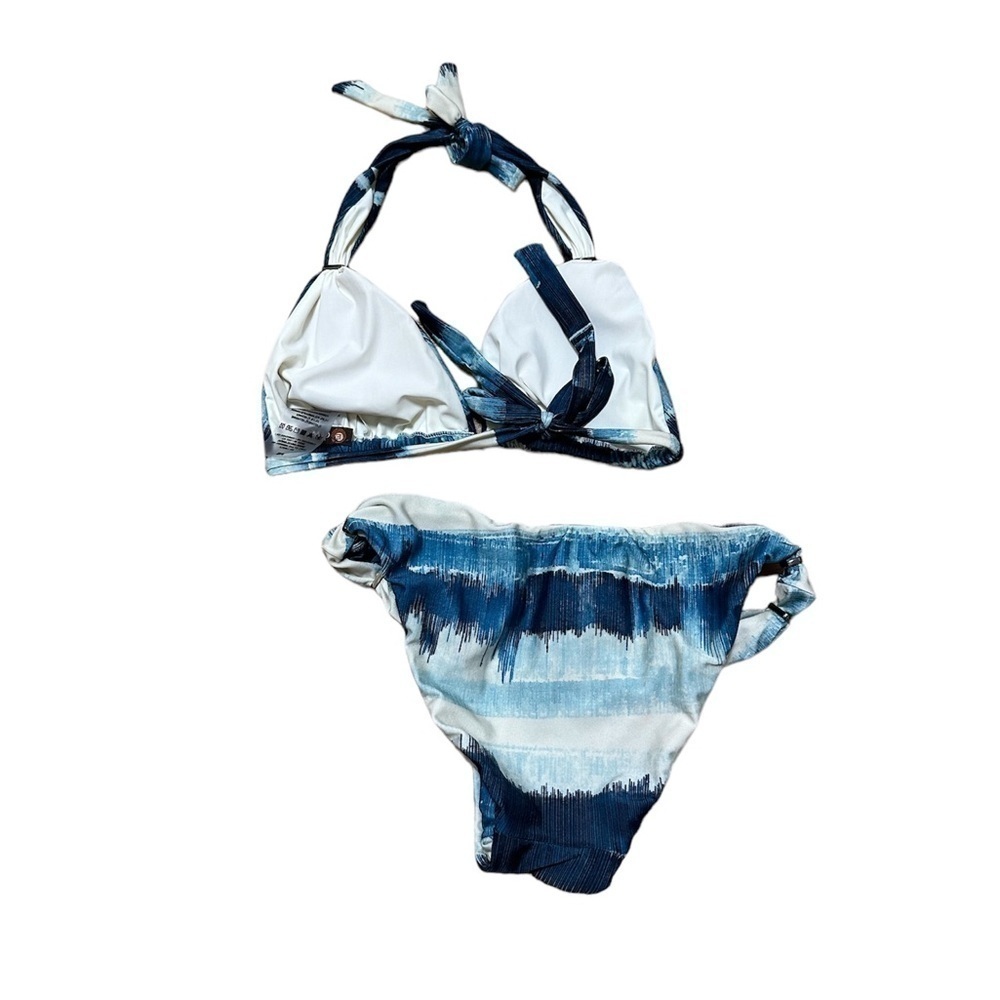 Lenny Niemeyer Blue and White Tie-Dye Bikini Set /Size Small - LKY x The Cove - Picture 6 of 9